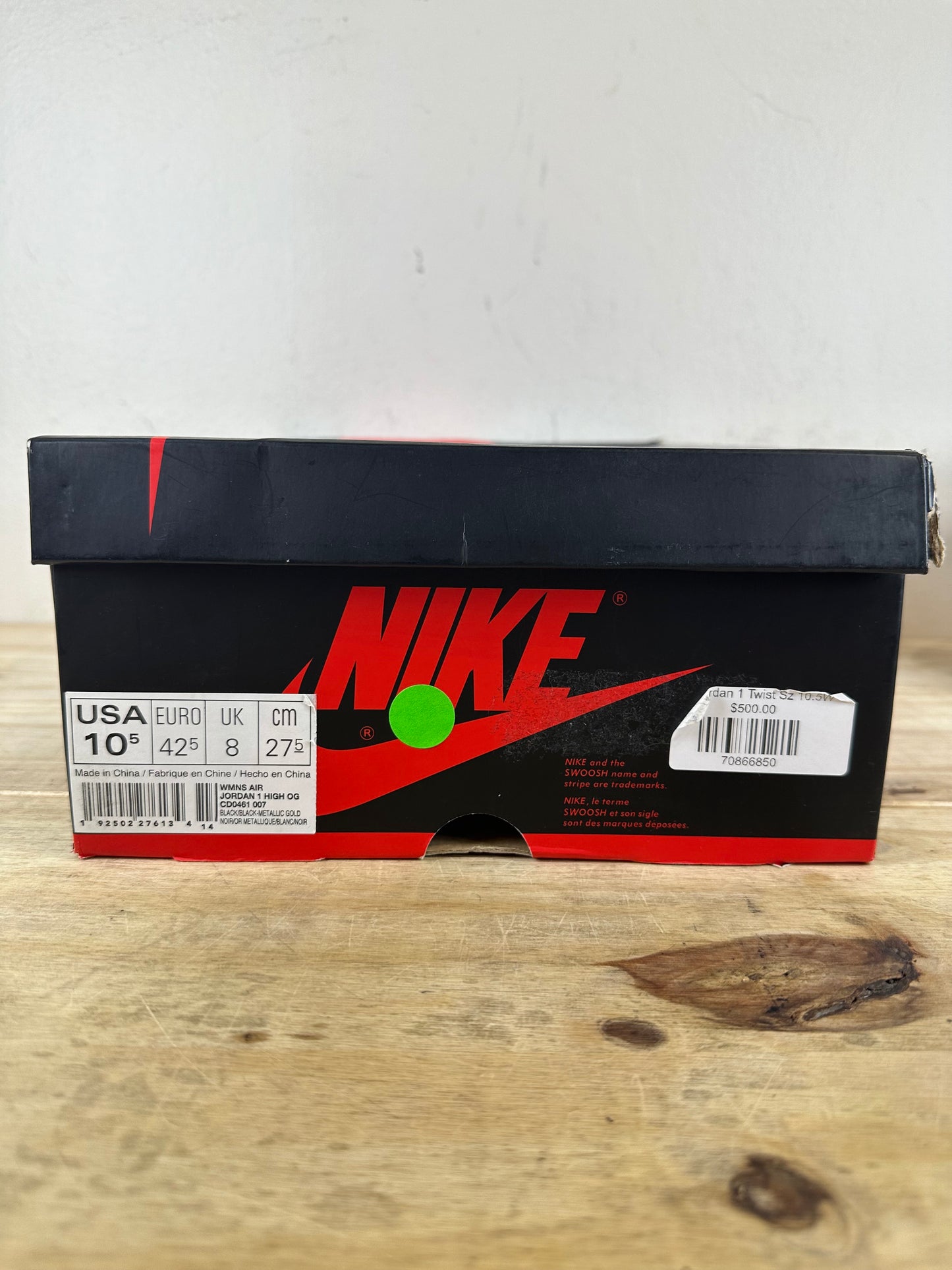 Air Jordan 1 High Twist Sz 9(10.5W)