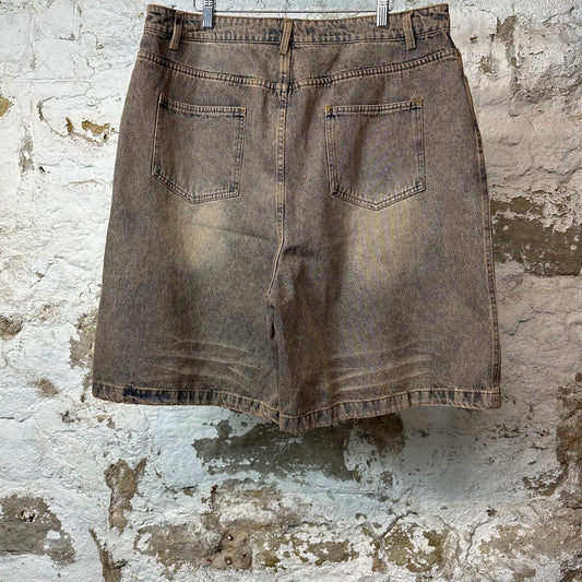 Vale Skittles Blue Jean Shorts Sz 34