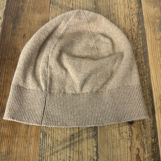 Burberry Circle Logo Tan Beanie