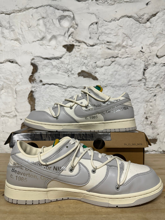 Nike Dunk Low Off-White Lot 25 Sz 12 DS