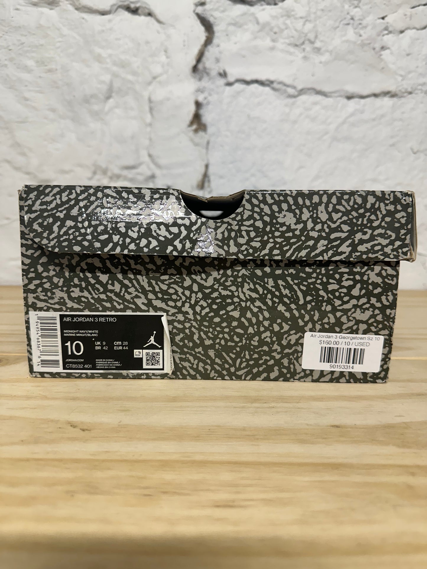 Air Jordan 3 Georgetown Sz 10