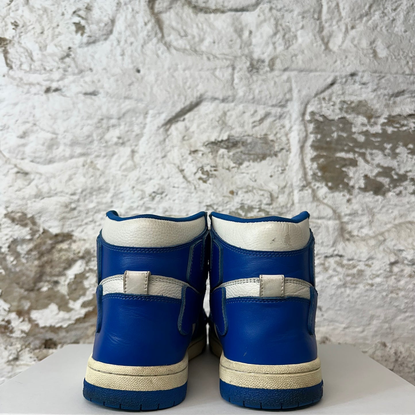 Amiri Blue Skeleton High White Sneaker Sz 8 (41) No Box