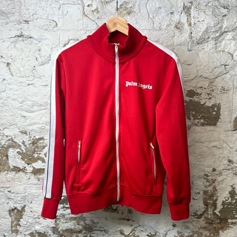 Palm Angels Zip Up Track Jacket Red Sz M