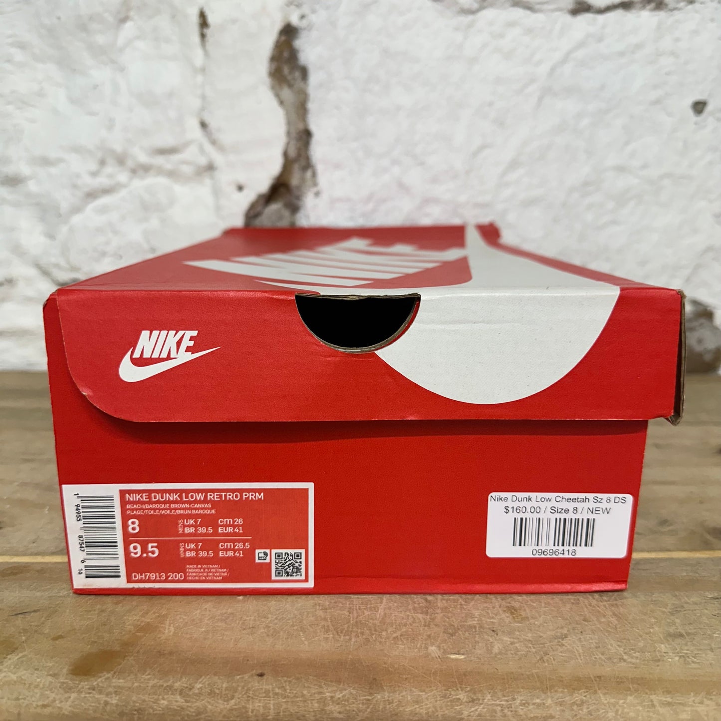 Nike Dunk Low Cheetah Sz 8 DS