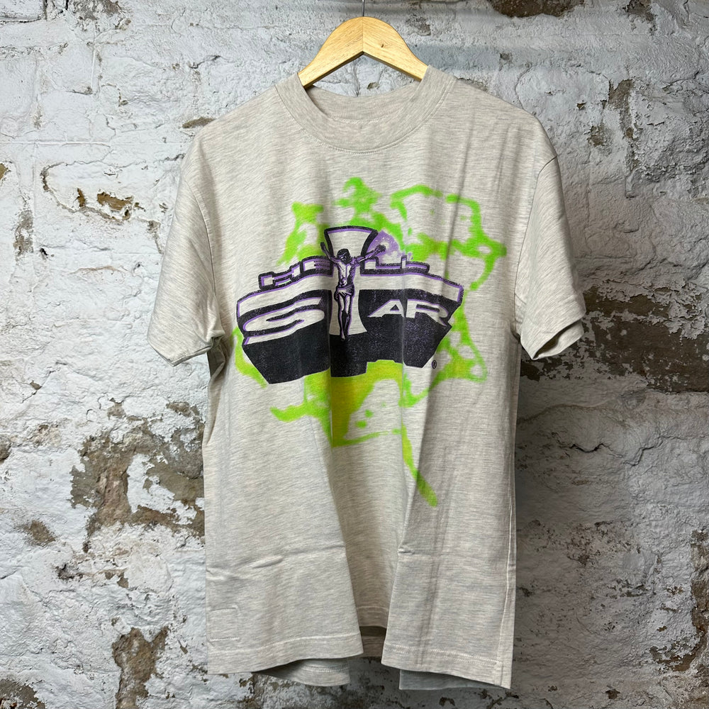 Hellstar Jesus Gray T-shirt