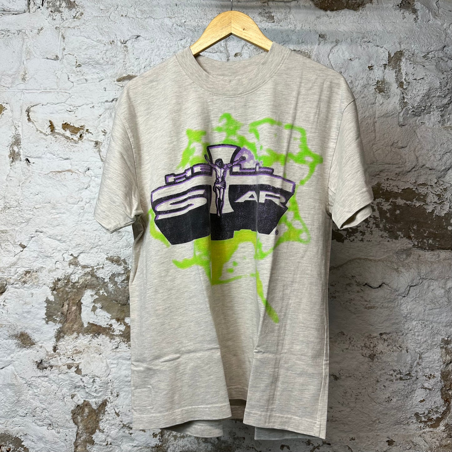 Hellstar Jesus Gray T-shirt