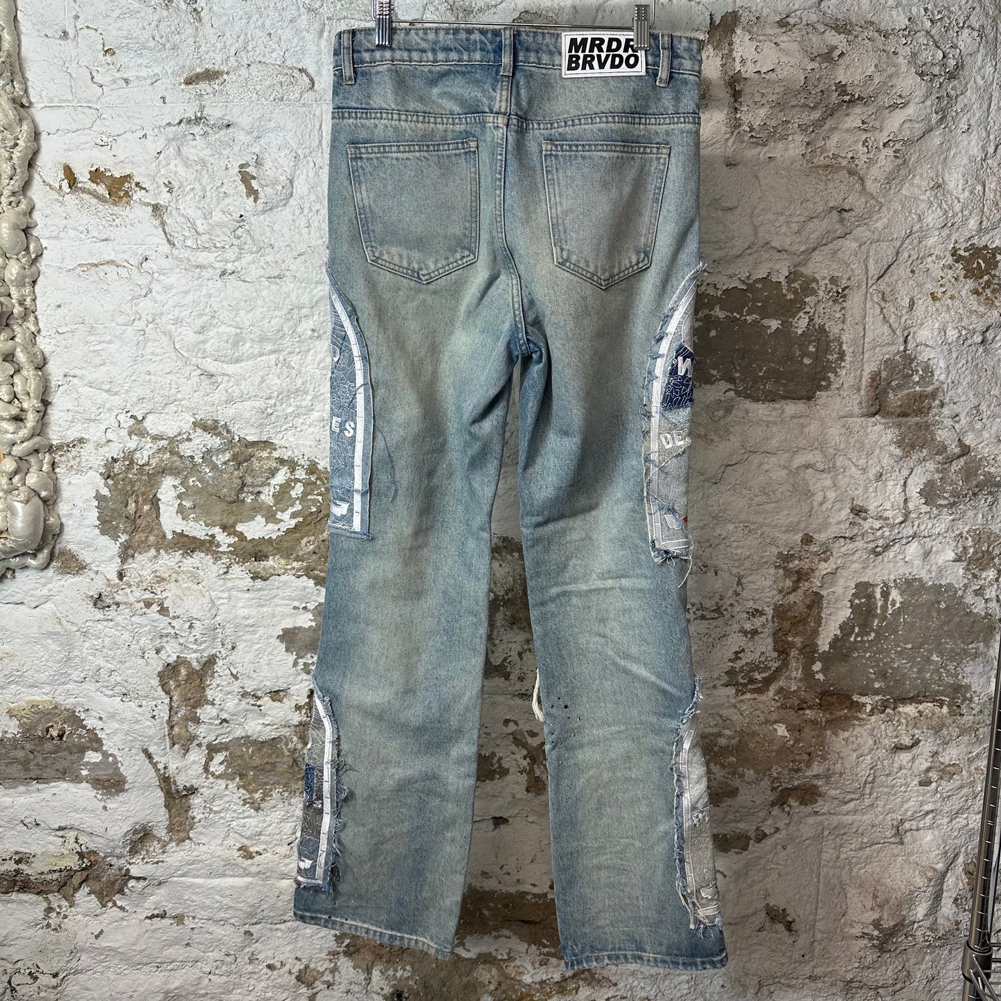 Who Decides War Sky Blown Blue Denim Jeans Sz 30