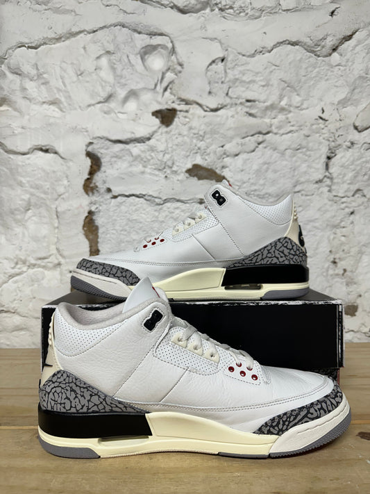 Air Jordan 3 White Cement Reimagined Sz 11.5