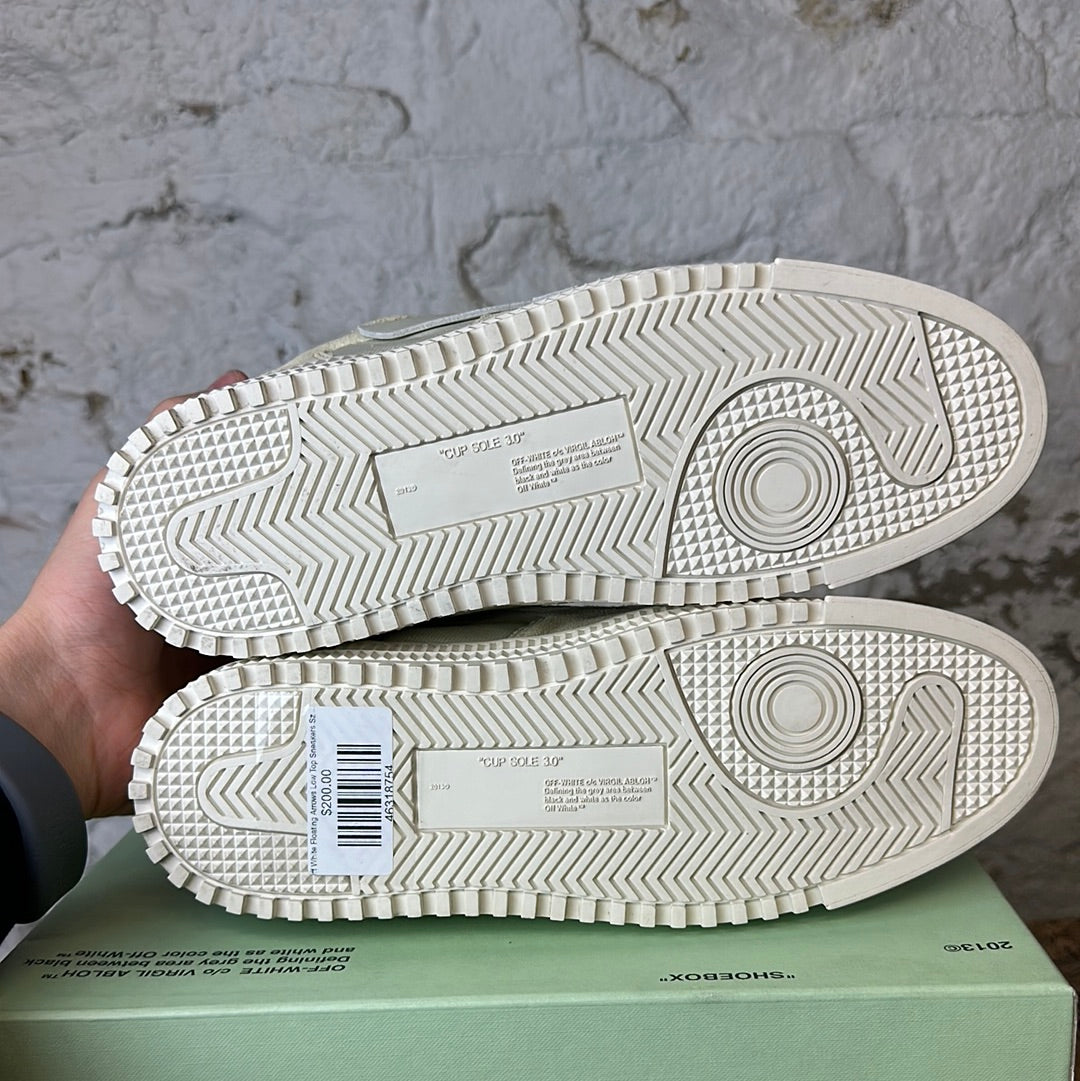 Off-White Floating Arrows Low Top Sneakers Sz 6 (38)