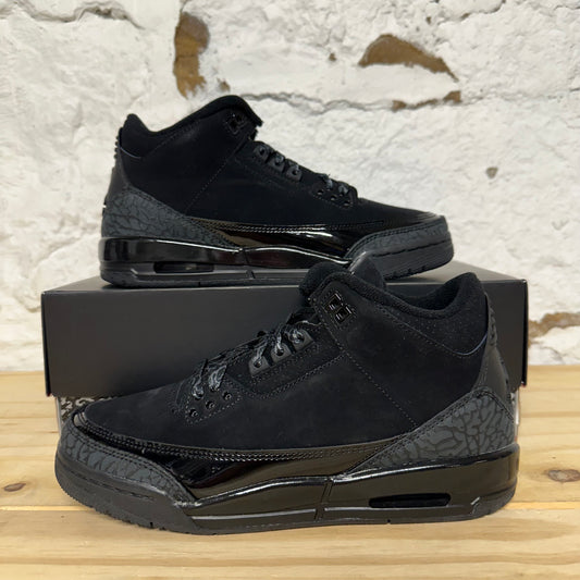 Air Jordan 3 Black Cat (2025) Sz 7Y DS