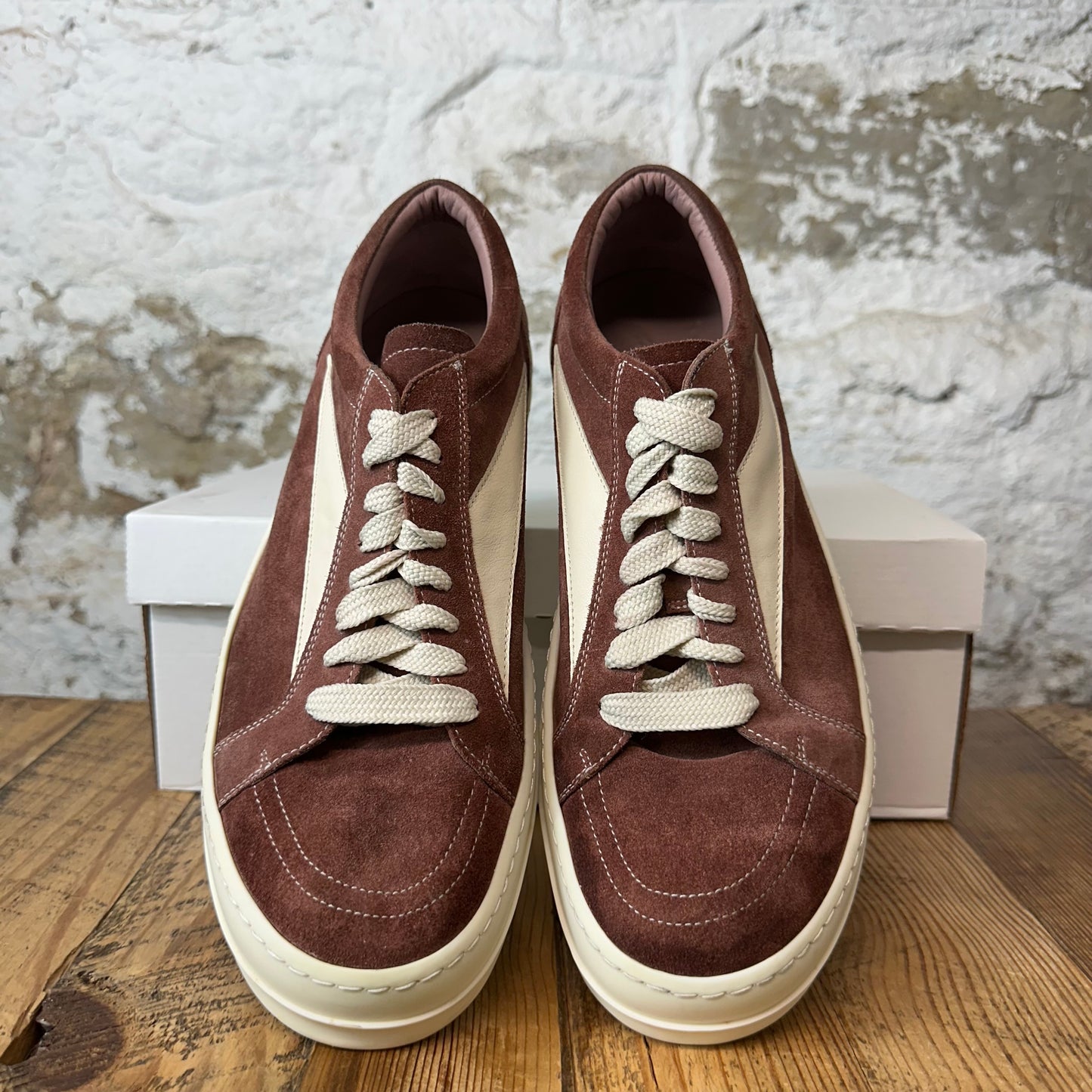 Rick Owens Vintage Rosewood Milk Sneaker Sz 11 (44)