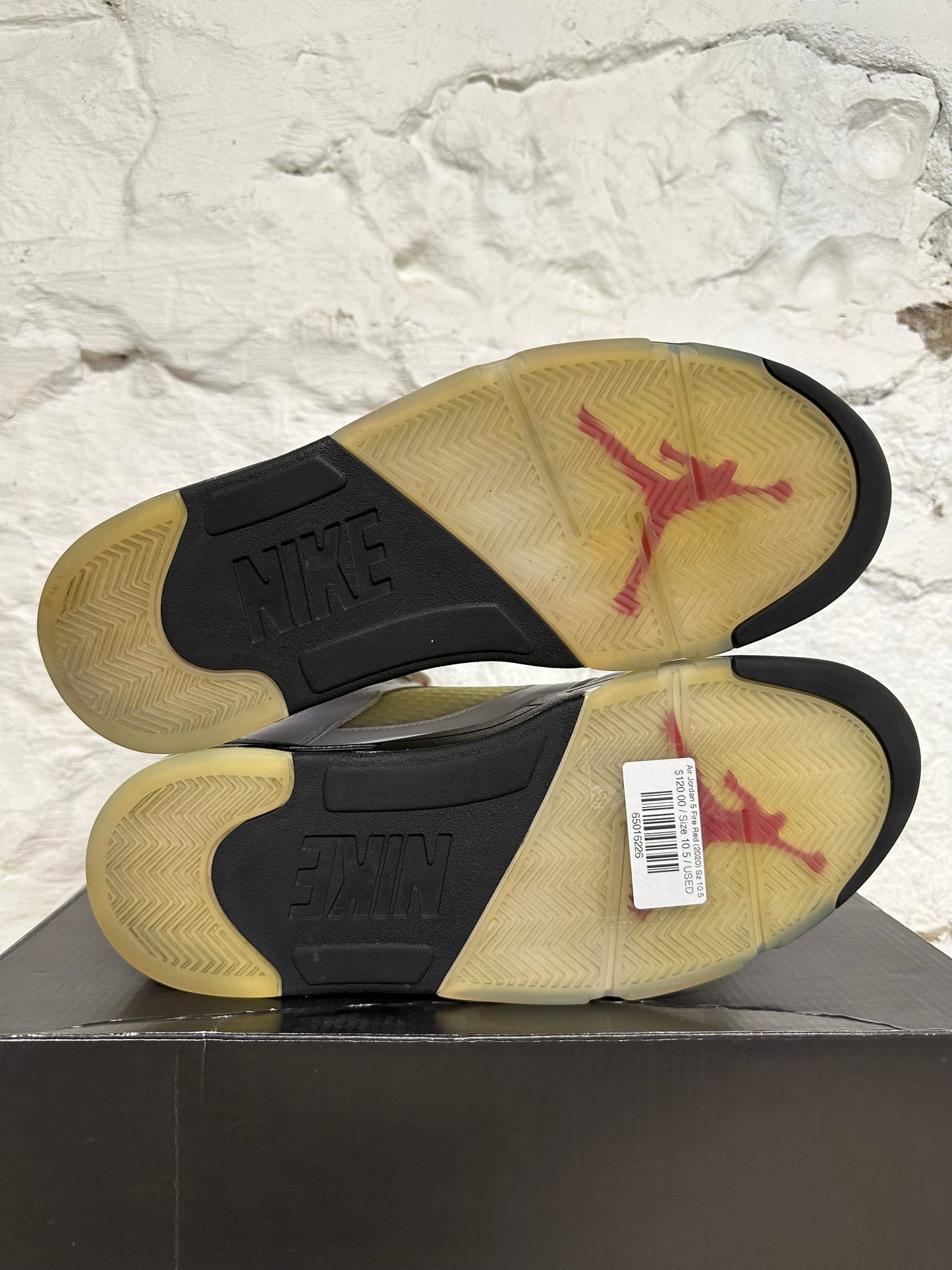 Air Jordan 5 Fire Red Silver Tongue (2020) Sz 10.5