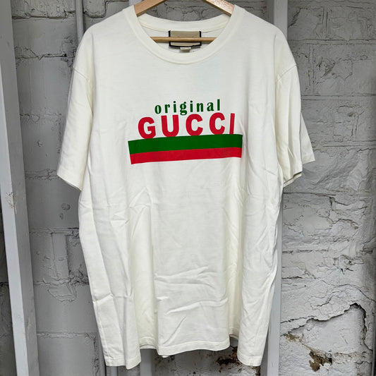 Gucci Original White T-Shirt Sz M
