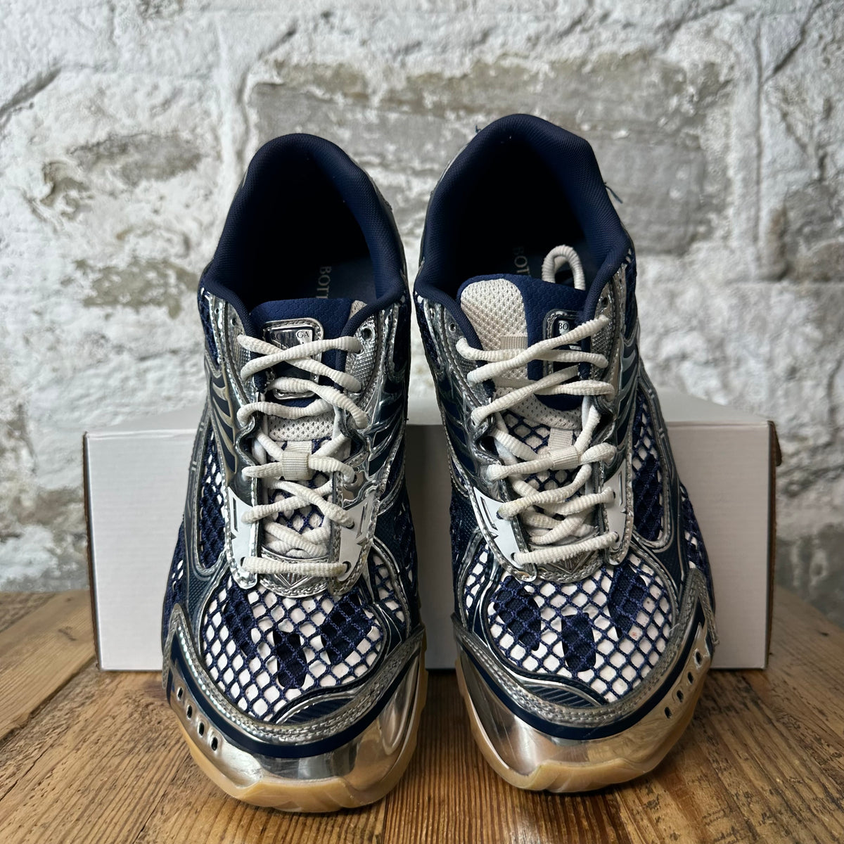 Bottega Veneta Abyss Silver Orbit Sneaker Sz 9 (42)