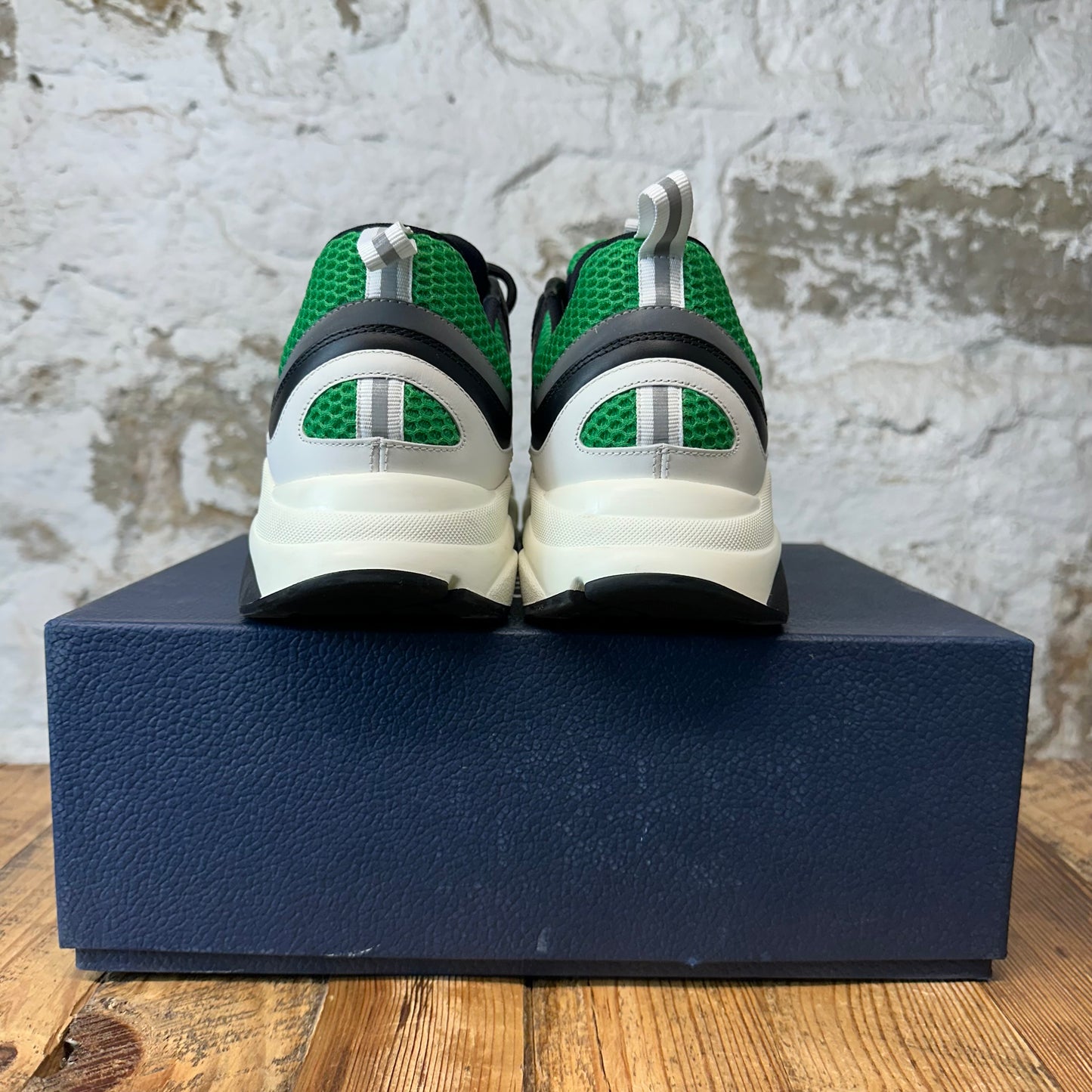 Dior B22 Green Black White Sneaker Sz 14 (47)
