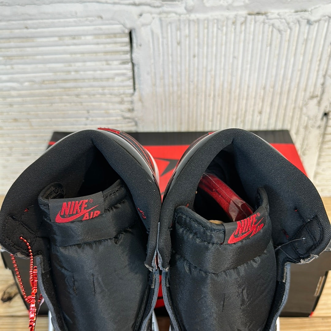 Air Jordan 1 High Patent Bred Sz 10 DS