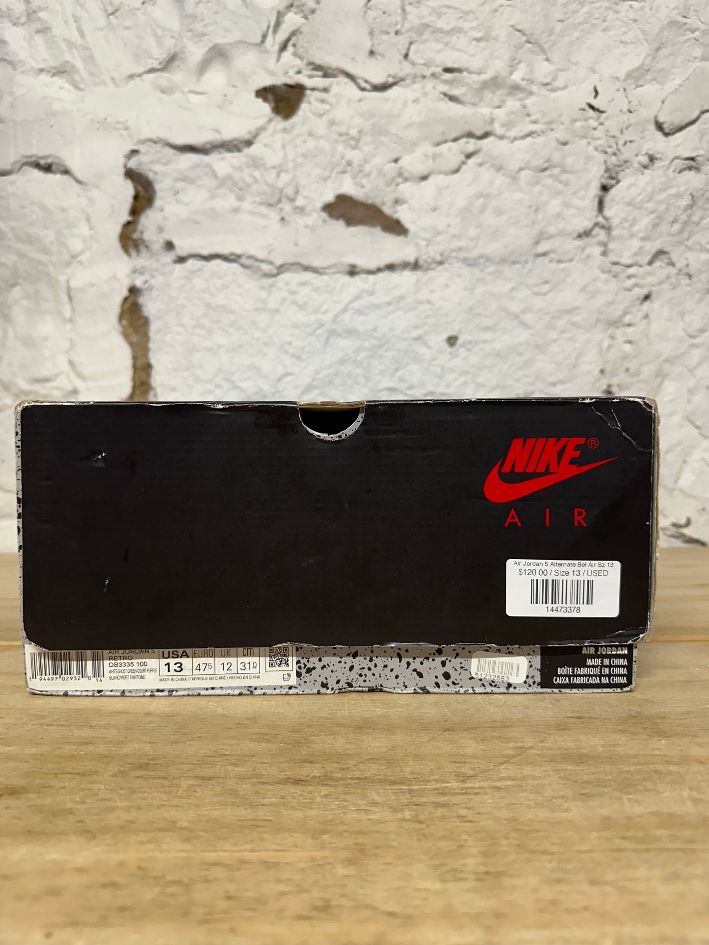 Air Jordan 5 Alternate Bel-Air Sz 13