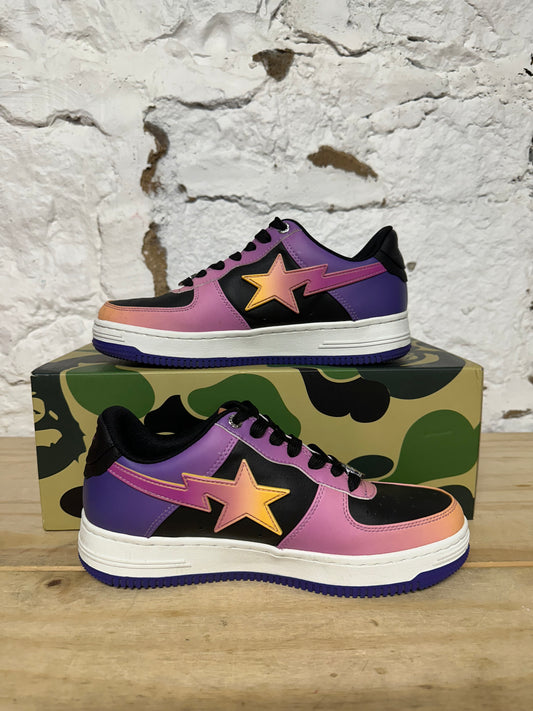 Bape Bapesta Pink Purple Sz 7