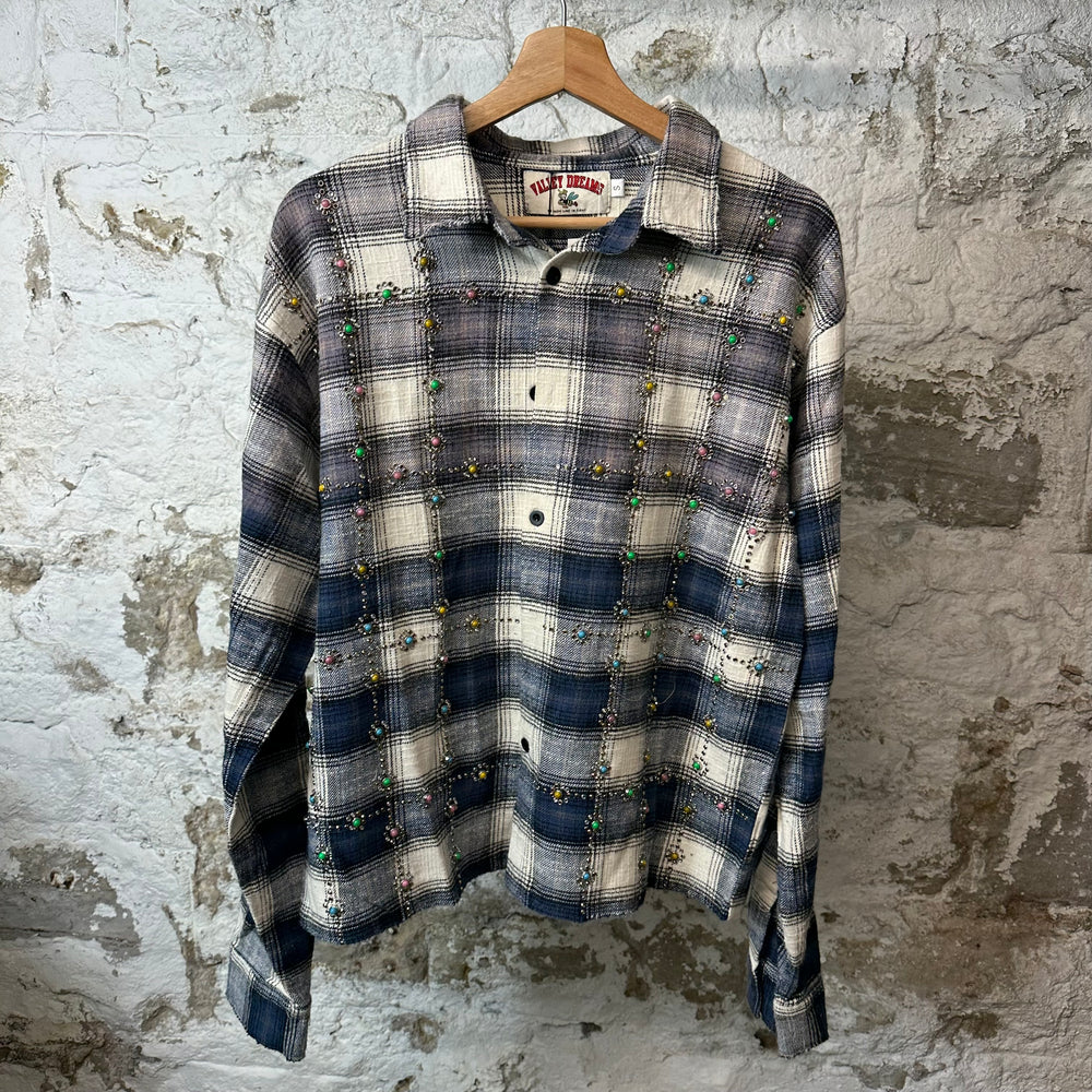 Vale Sky Gems Blue Flannel