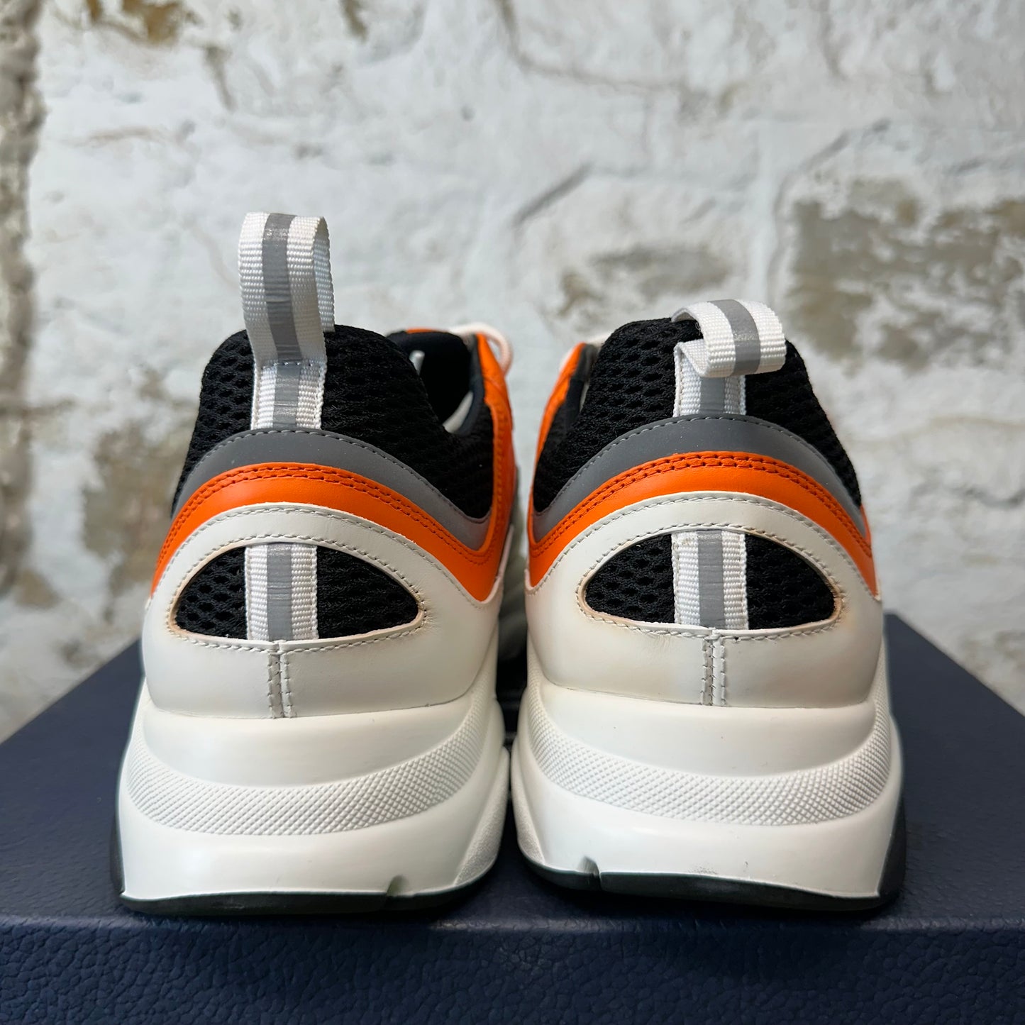 Dior B22 Orange White Black Sneaker Sz 13 (46)