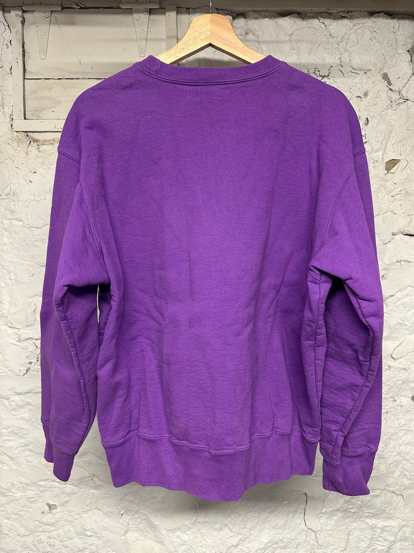 Supreme Purple Small Box Logo Crewneck Sz S