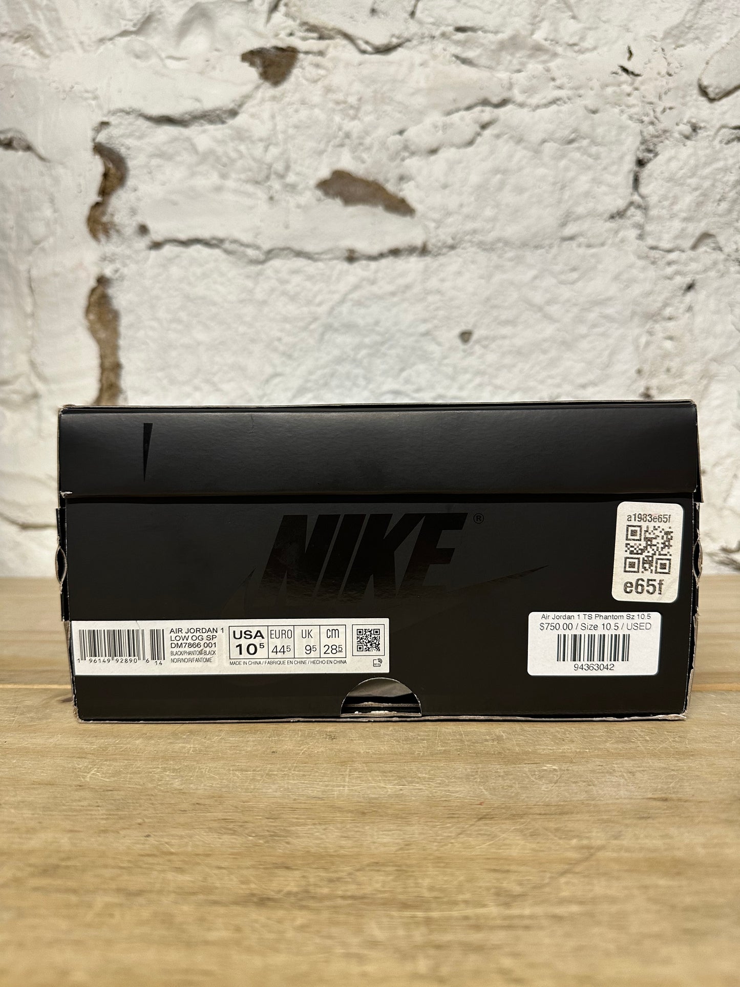 Air Jordan 1 Low Travis Scott Phantom Sz 10.5