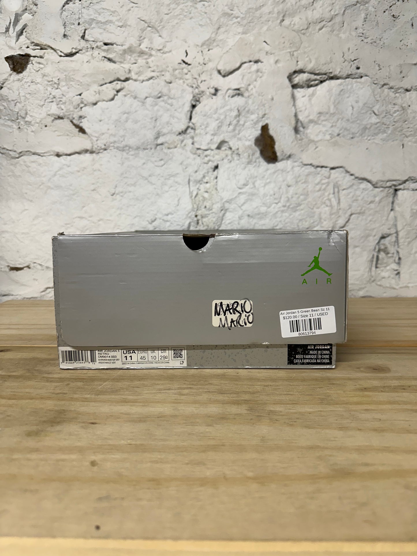 Air Jordan 5 Green Bean Sz 11