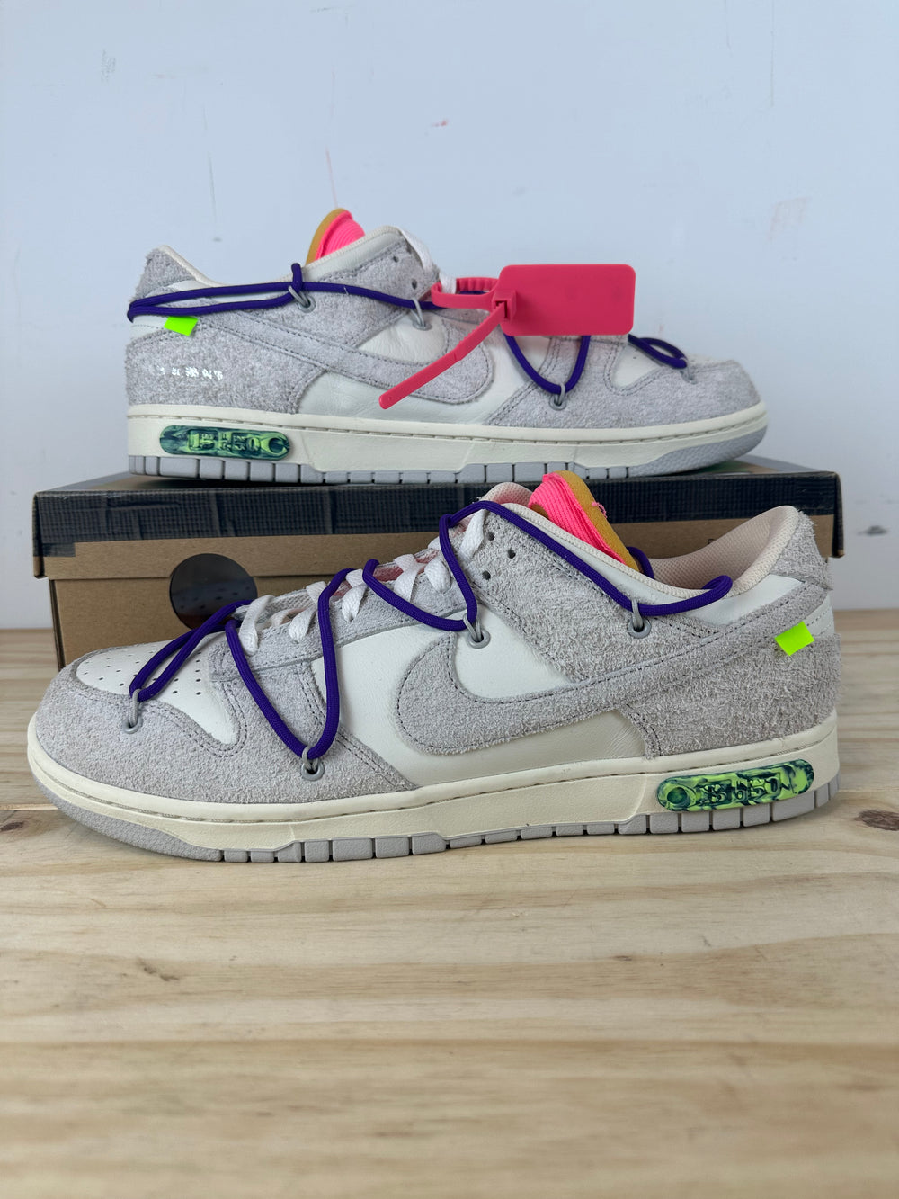 Nike Dunk Low Off-White Lot 15 Sz 13
