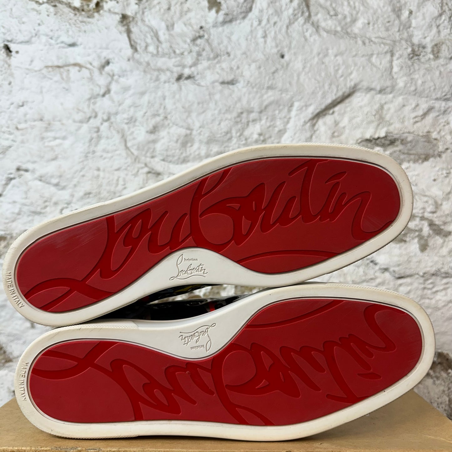 Christian Louboutin High Multicolor Pattern Sneaker Sz 11.5 (44.5)