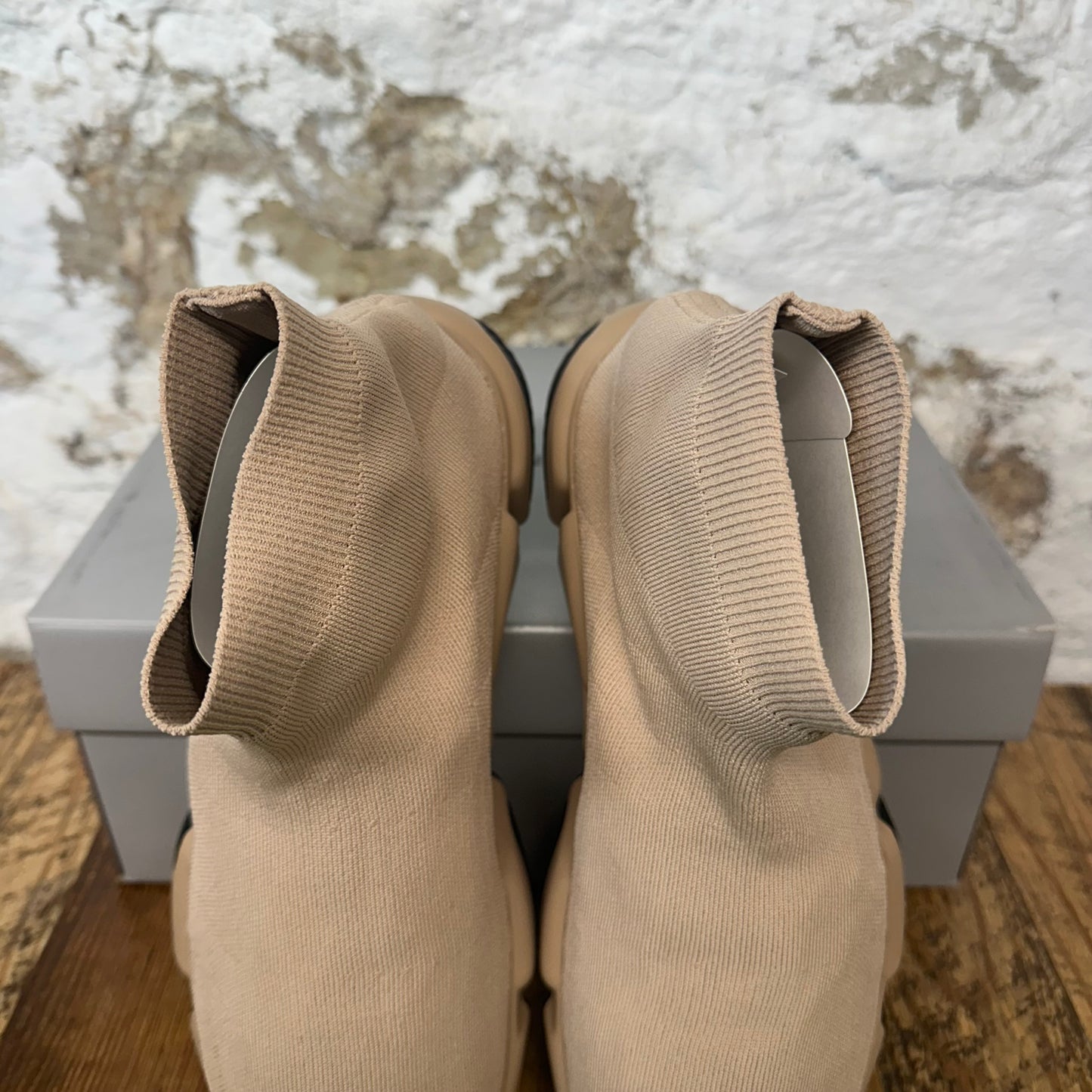 Balenciaga Sock Runner Beige Black Sneaker