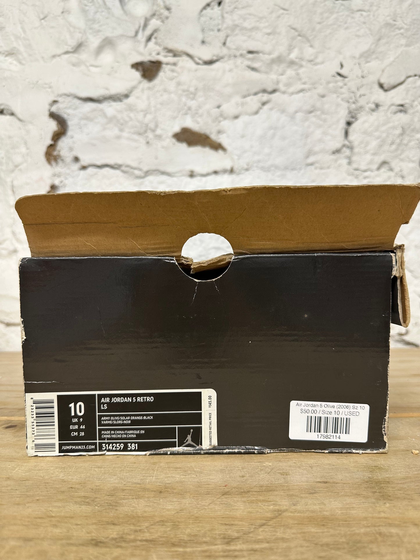 Air Jordan 5 Olive (2006) Sz 10