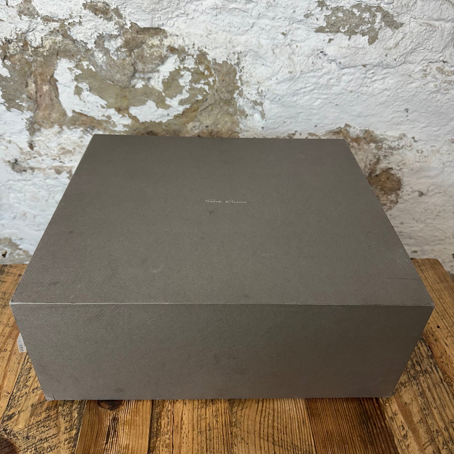 Rick Owens High Hexa Lace Black Milk Sneaker Sz 14 (47)