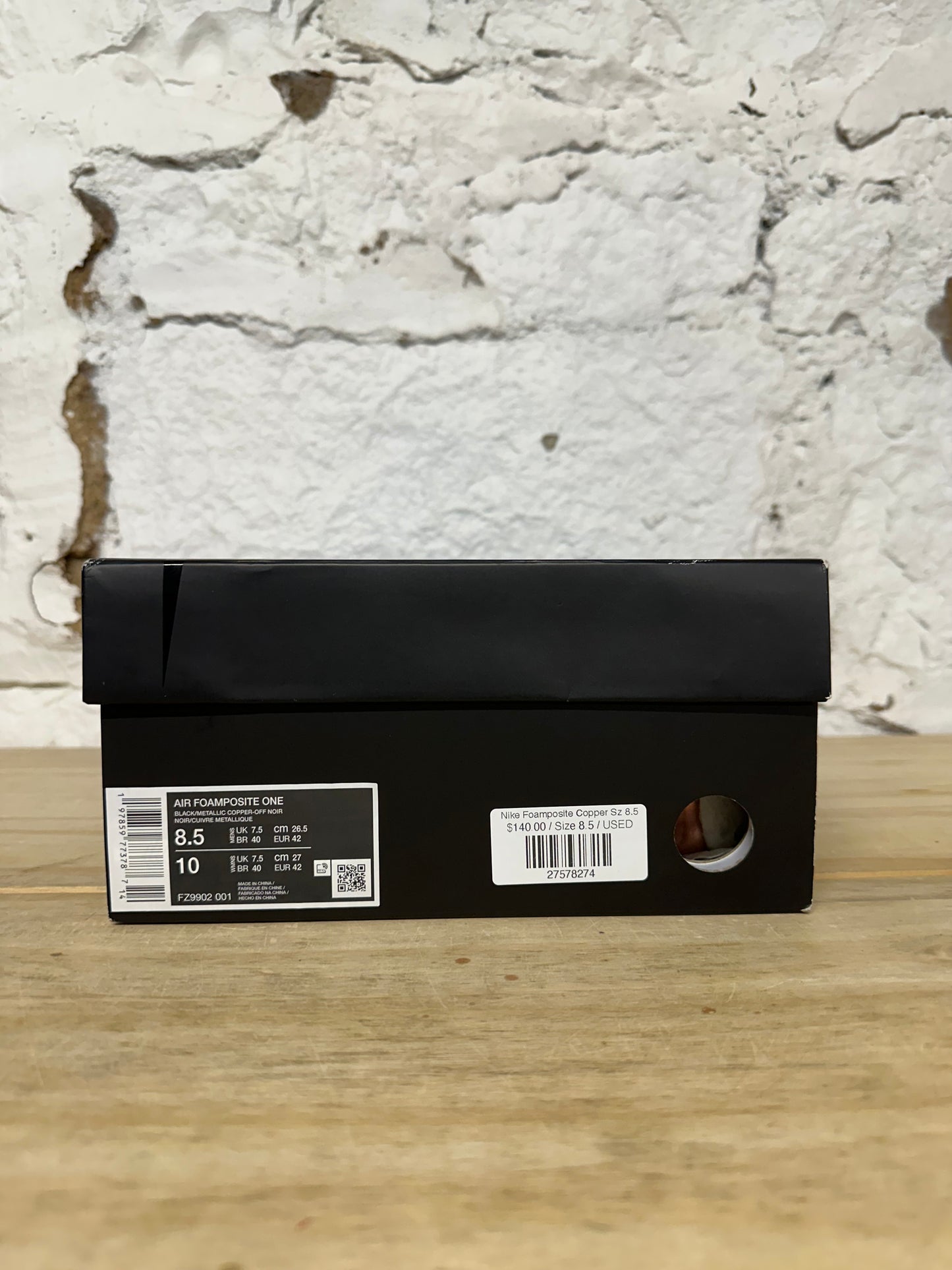 Nike Air Foamposite One Copper Sz 8.5