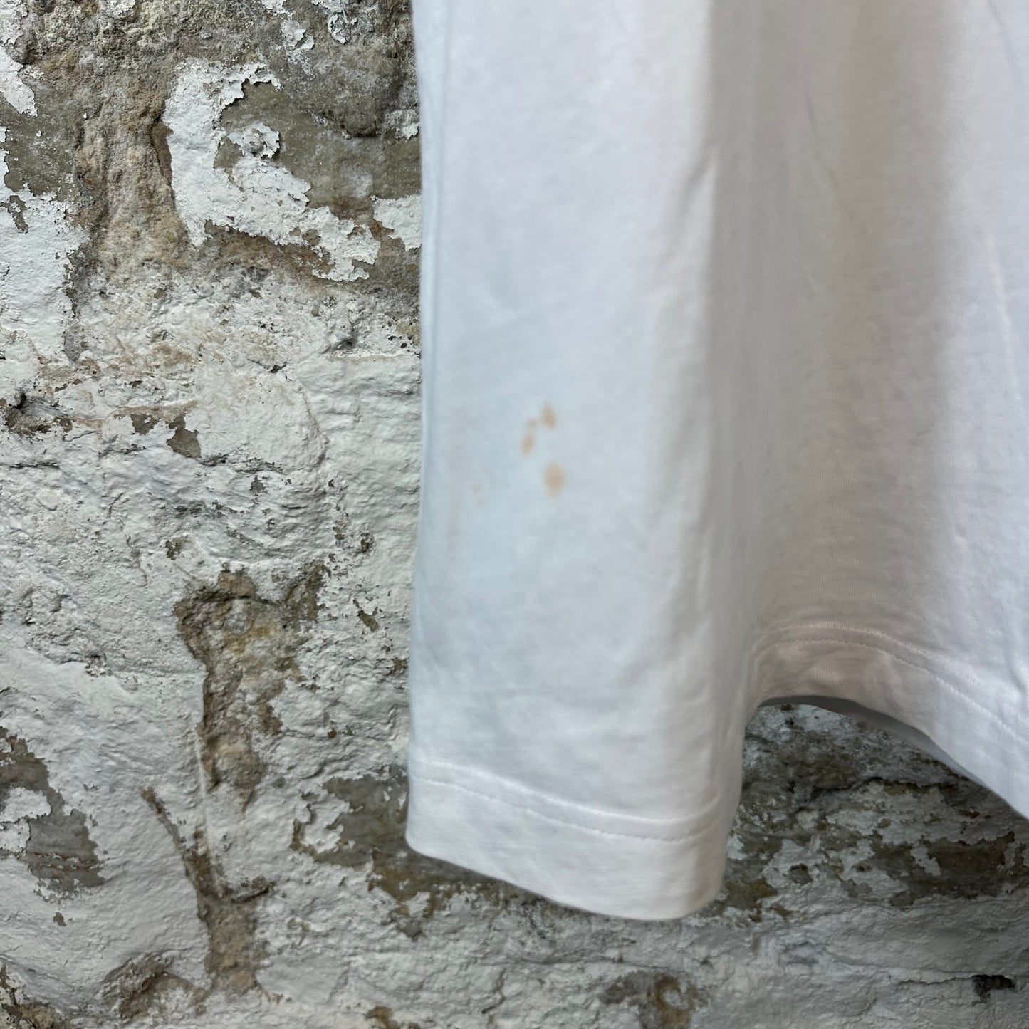 Moncler Black Drip Spell White T-shirt Sz M