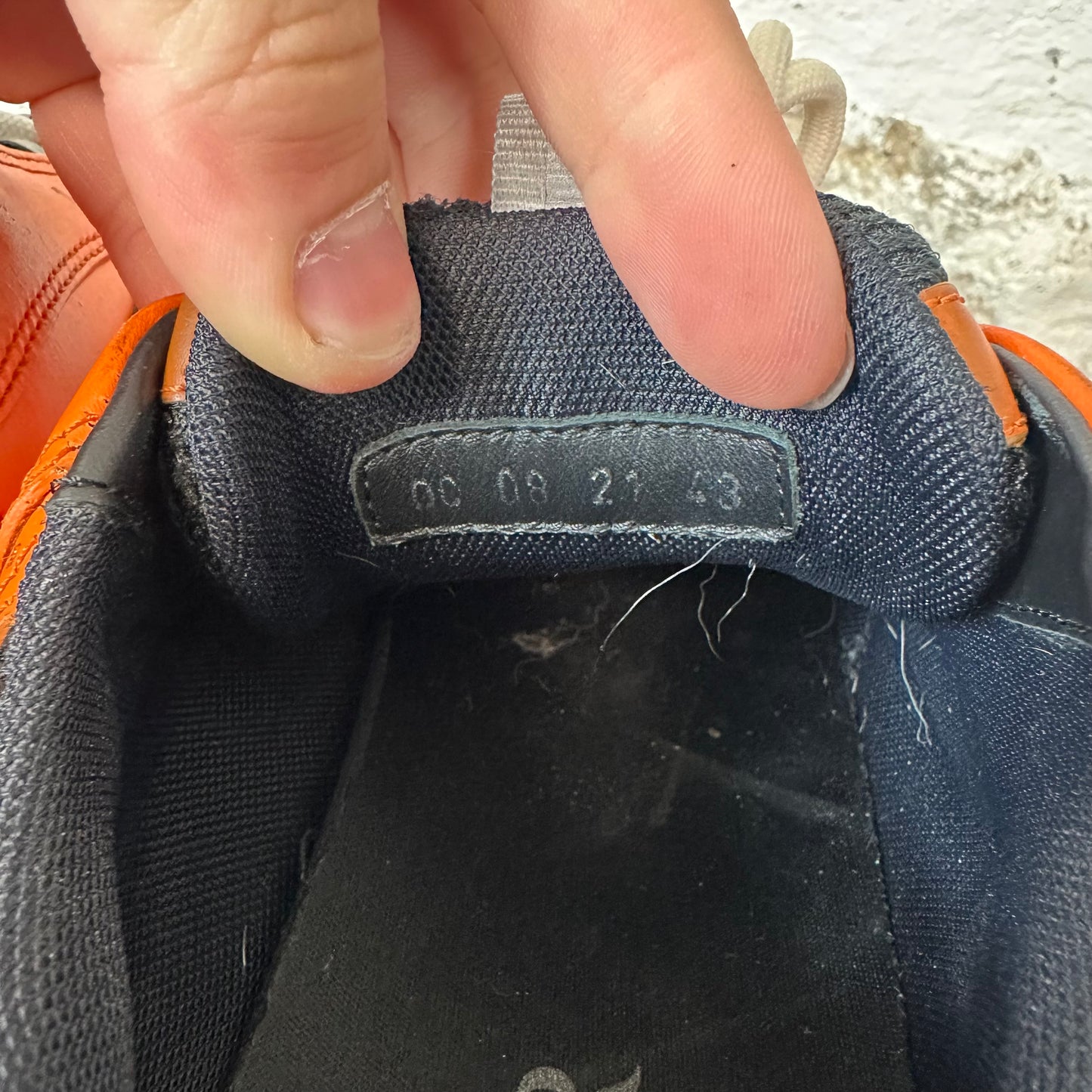 Dior B22 Orange Black White Sneaker Sz 10 (43)