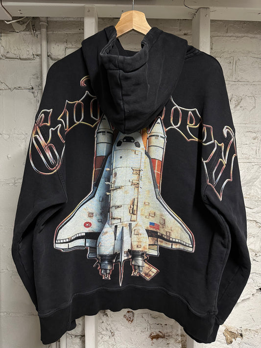 Godspeed Astronaut Helmet Black Hoodie Sz S