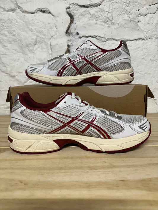Asics Gel-1130 White Red Dahlia Sz 8.5
