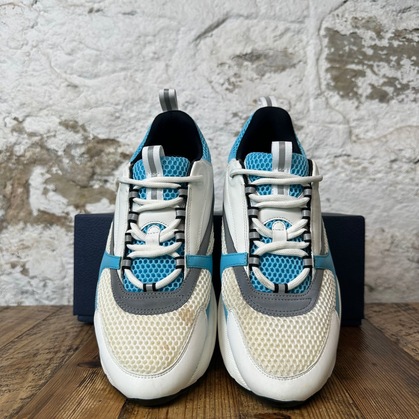 Dior B22 Teal Blue White Gray Sneaker 9 (42)
