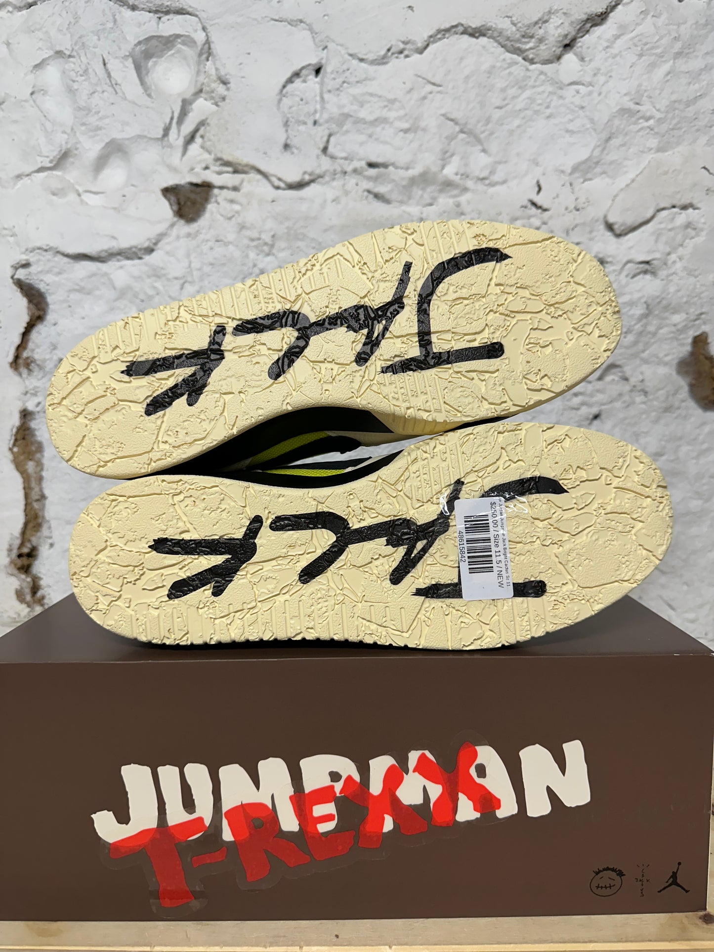 Air Jordan Jumpman Jack Travis Scott Bright Cactus Sz 11.5 DS