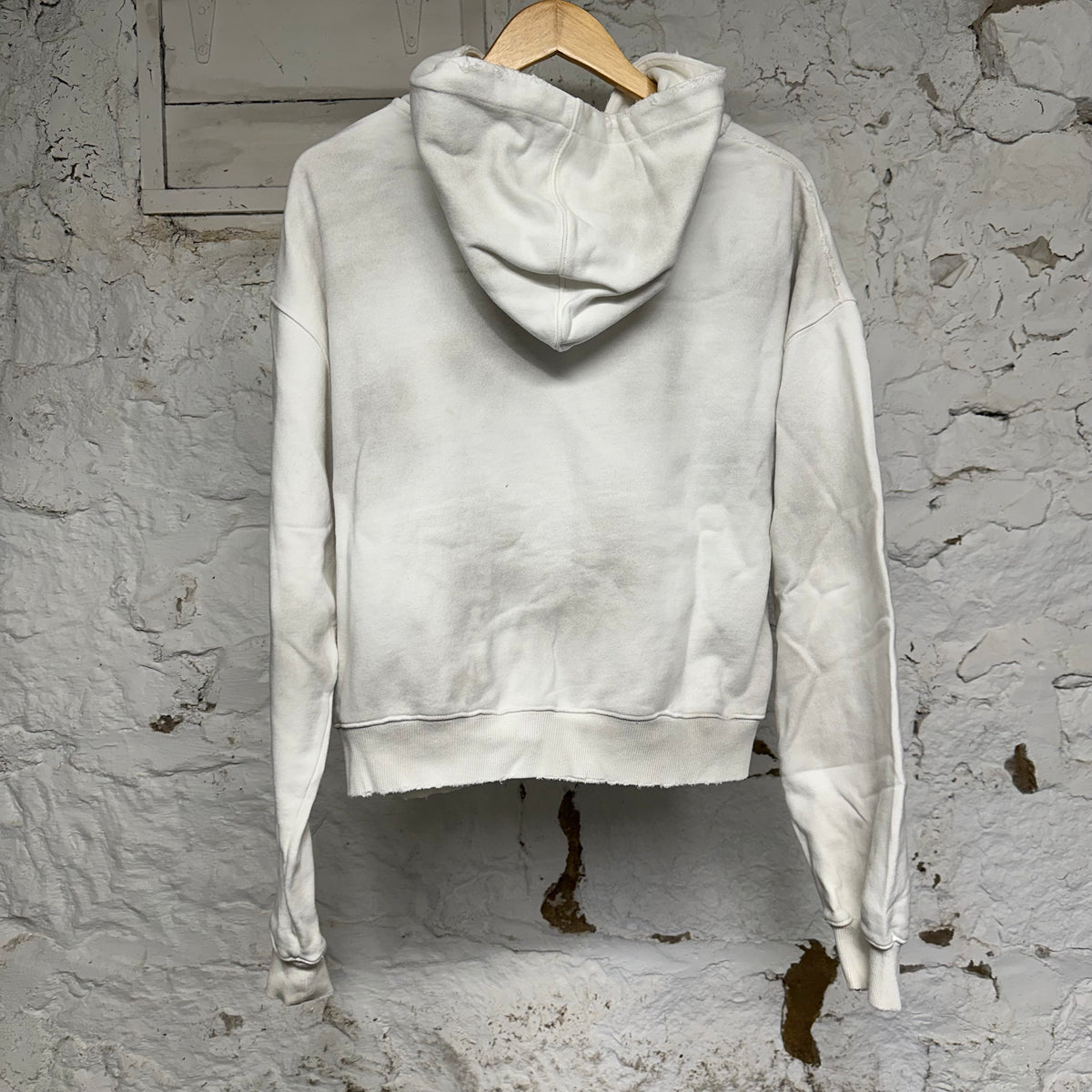 Vale Oreo Zip Up Hoodie White Sz S