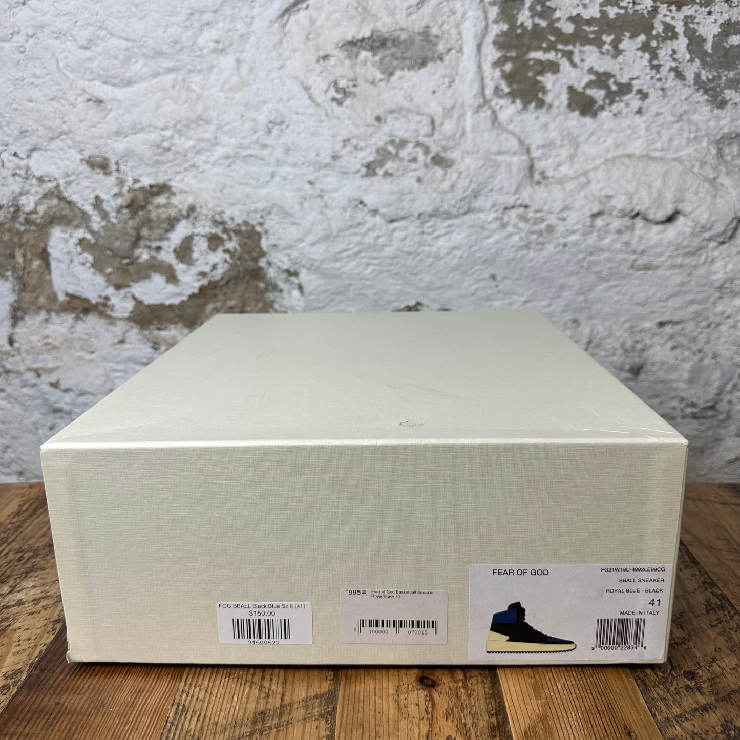 FOG BBALL Black Blue Sz 8 (41)