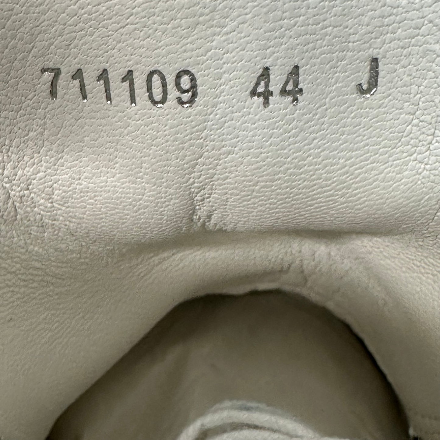 Alexander McQueen High Grafitti Spell White Tread Boot Sz 11 (44)