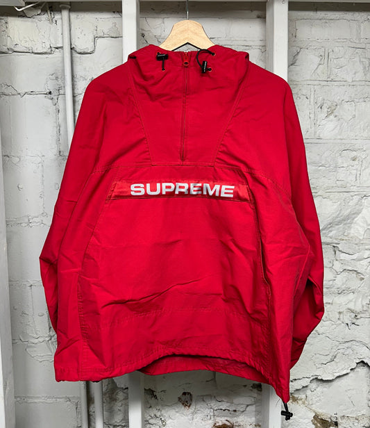 Supreme Quarter Zip Red Jacket Sz M