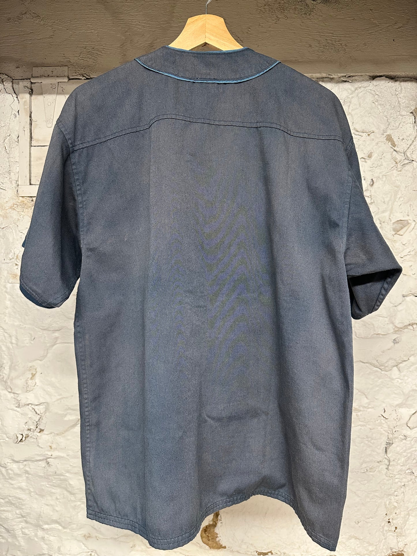 Undefeated Faded Blue Baseball Jersey Sz S