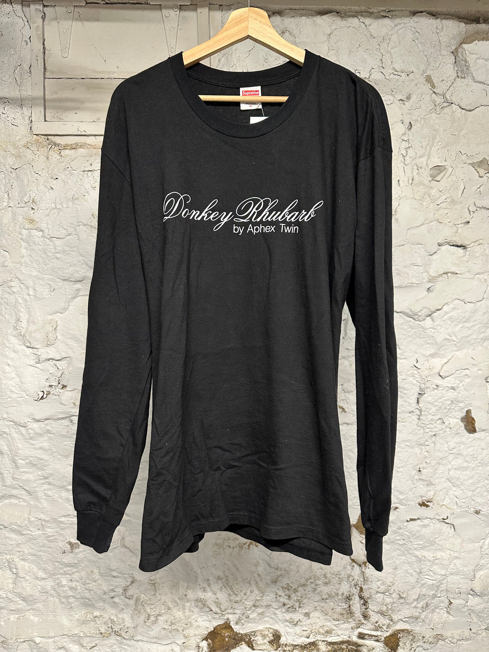 Supreme Aphex Twin Black L/S T-Shirt Sz XL