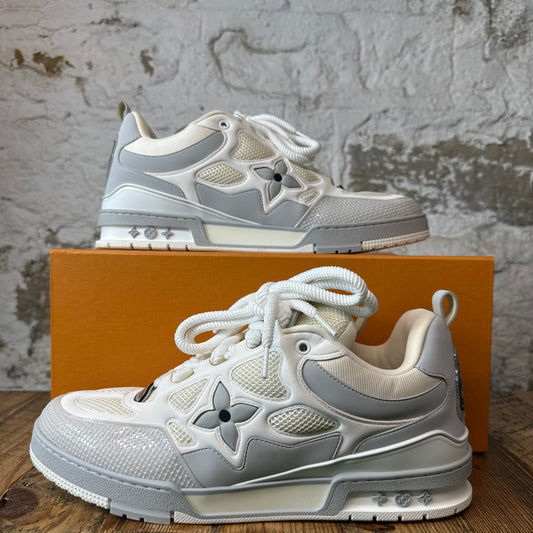 Louis Vuitton Grey White Skate Sneaker Sz 13.5 (12LV)