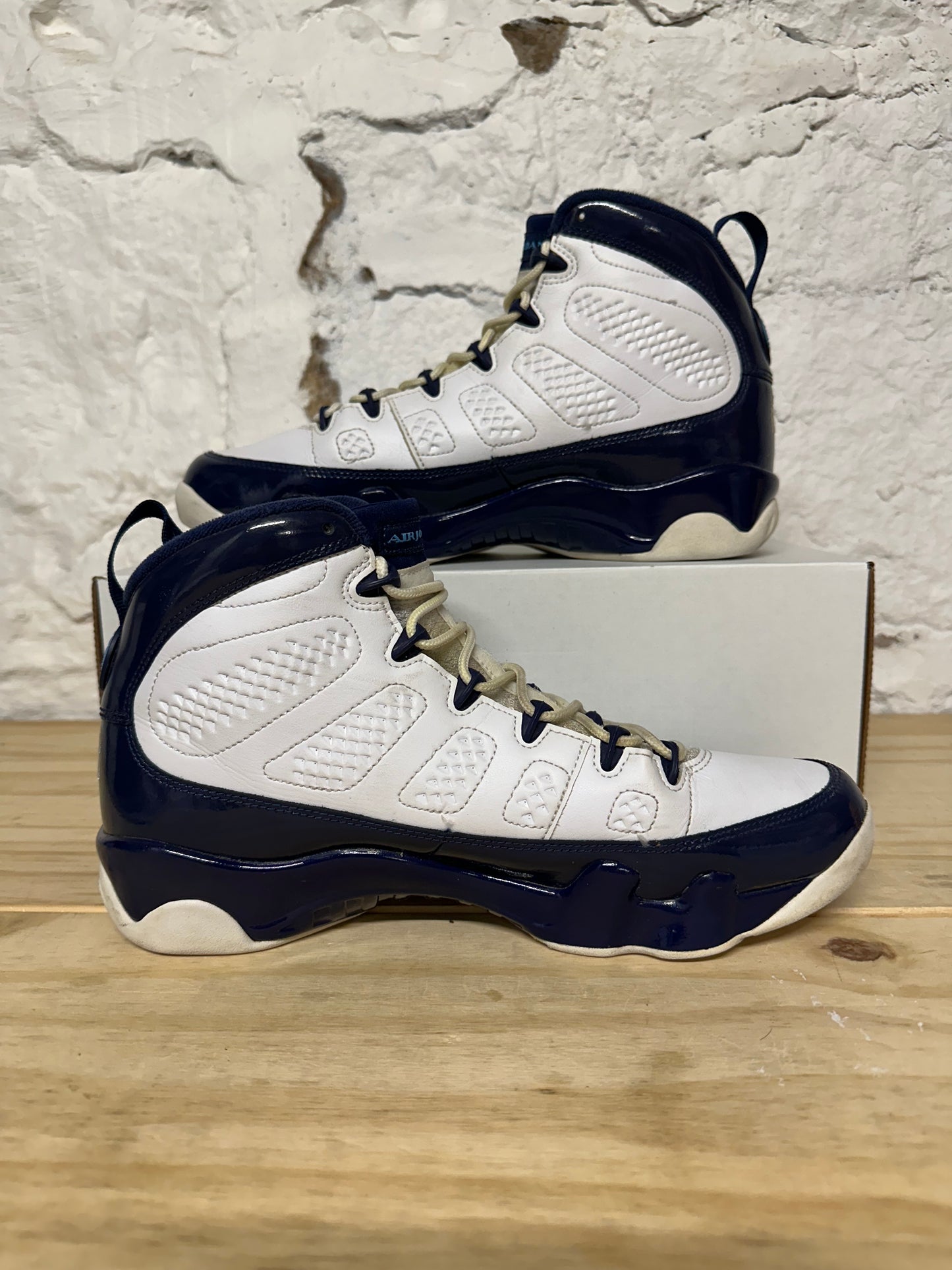 Air Jordan 9 Pearl Blue Sz 10