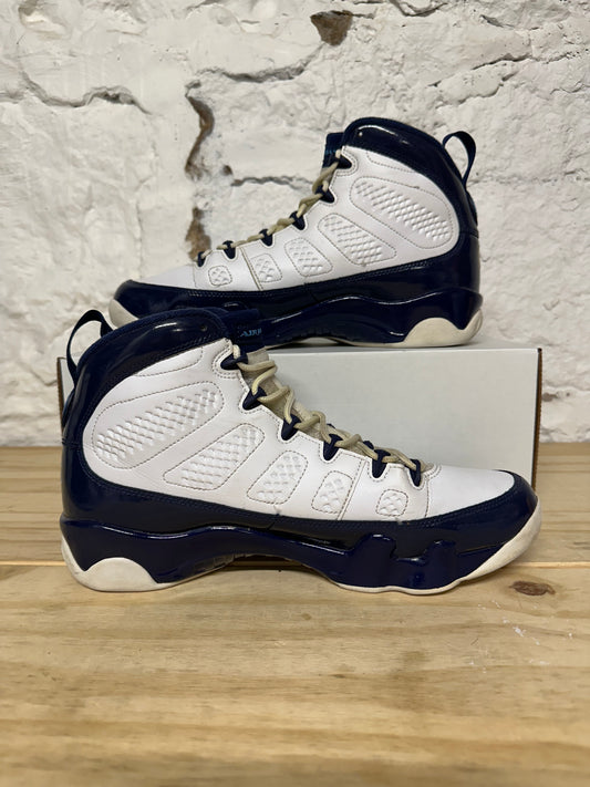 Air Jordan 9 Pearl Blue Sz 10