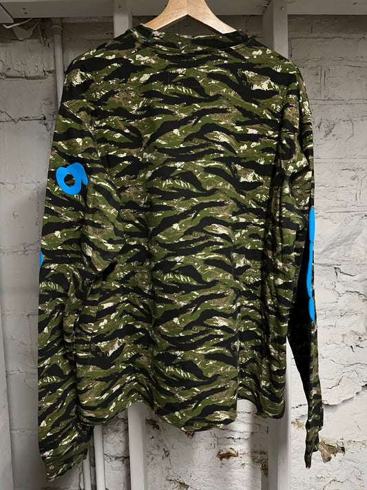 Spider Tiger Camo L/S Sz L