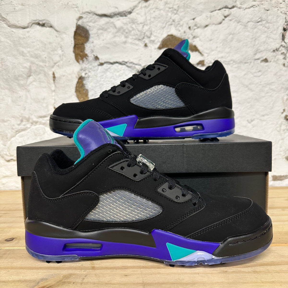 Air Jordan 5 Low Golf Black Grape Sz 10 DS